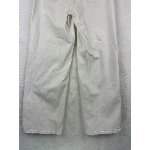 Old Navy Womens White Jeans 8 Sky Hi Wide Leg Please See Measurements Runs Big! - Picture 12 of 15